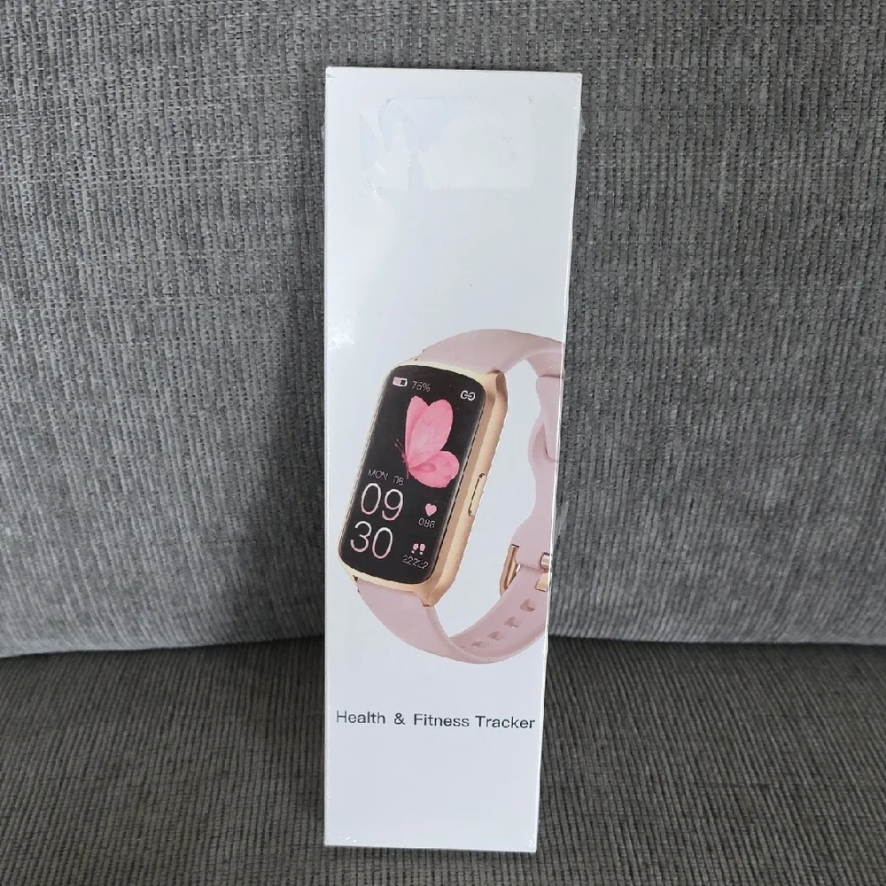 Womens Pink and Gold Health & Fitness Tracker By Amzhero New In Box